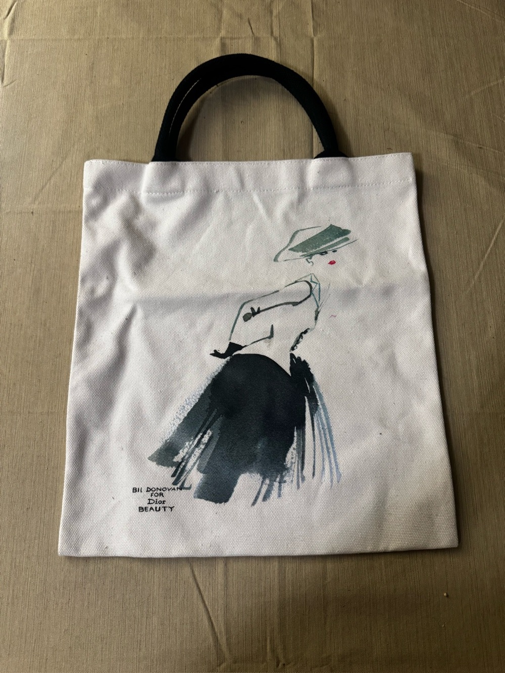 👜✨Dior Beauty VIP Bil Donovan Canvas Tote Bag - ELLE Edition/Excellent Condition
